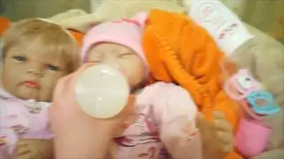 Vlog: evening with reborn dolls! I put my reborns to sleep