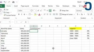 How to calculate Sales Commissions with Excel IFS Function