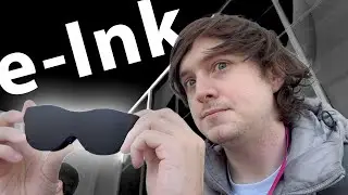 I tried an e-Ink Powered HMD...