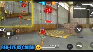 red-eye vs crush in lone wolf - garena free fire