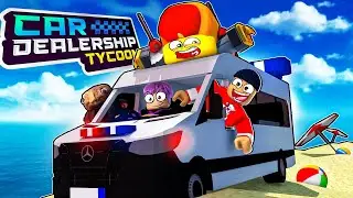 WE TROLLED AND DESTROYED CAR DEALERSHIP TYCOON! | Triple Pack Race Team!