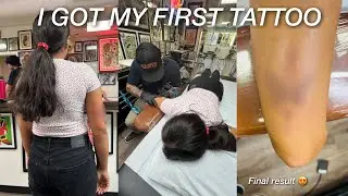 Getting my FIRST TATTOO! (tattoo vlog)