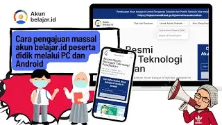 Cara mengajukan secara massal akun belajar. id untuk peserta didik