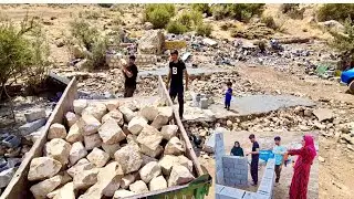 "Building a New Bathroom on Our Farm | Amir and Family's New Adventure"