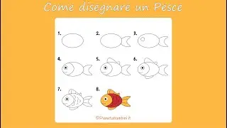 Come Disegnare un Pesce | Tutorial 🐟
