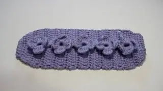 How to Crochet a Headband for beginners Повязка на голову крючком