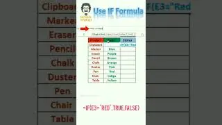 IF formula IF Statement IF Else function IF Function In Excel  #excel #excelfunction #exceltips