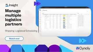 Insight - Shipping: Logistical Scheduling
