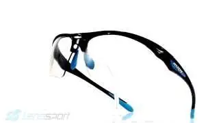 Gafas deportivas Rudy Project Stratofly Black Gloss Light Blue | LensSport