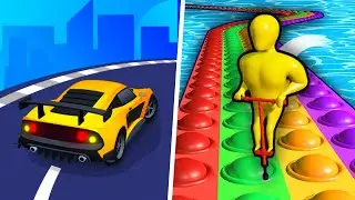 ⭐ Race Master 3D | Pop It Run! - Satisfying Mobile Walkthrough Game Android (Part 1)