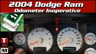 2004 Dodge Ram No Odometer on cluster repair and checking blower motor