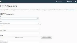 Learn How to Manage ftp accounts in cPanel in 2 mins!
