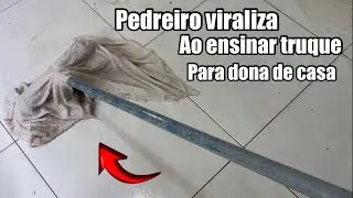 PEDREIRO VIRALIZA AO ENSINAR DICA NOVA