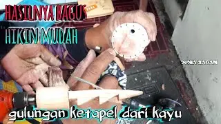 proses pembuatan gulungan ketapel dari kayu suryan|hasil bagus mudah bikinnya