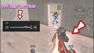 FPP BEST SETTING FOR DROP SHOT PUBG MOBILE /BGMI