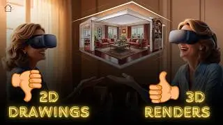 3D Renders vs 2D Architectural Drawings - Which is Better for Interior Designers?