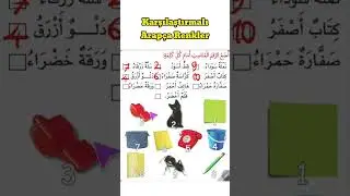 Karşılaştırmalı Arapça Renkler