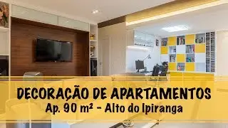 Decoração de Apartamentos - Ap. de 90 m² no Alto do Ipiranga