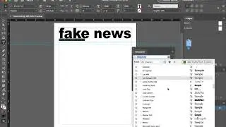 InDesign - Using Guides and Text Tool