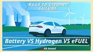 Battery Electric vs eFUEL vs Hydrogen Car. Which is better? [Hindi]