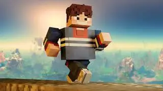 ADaola куда-то идет (тест анимация)  #minecraft #майнкрафт