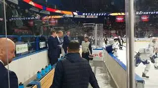 Раздевалка после победы над «Металлургом»
