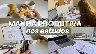 UMA MANHÃ PRODUTIVA NOS ESTUDOS | últimos recebidos, aula on-line e passando matéria a limpo