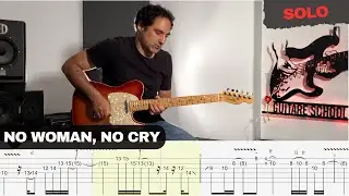 Bob Marley & The Wailers - No Woman, No Cry | solo | Guitar Cover with Tab | Lesson | Tutorial |
