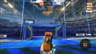 Super front flip save and goal