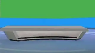 3D News Studio background with Desk|green green screen Studio|