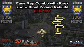 Easy Map combo ETS 1.58 Silesia + RoEx
