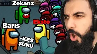 ODAYA GİRENİ İMPOSTOR'A KESTİRDİM!! KATLİAM OLDU!! AMONG US SESLİ MOD!! | Barış Can