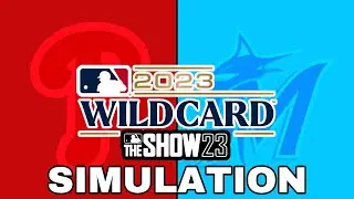MLB The Show 23 PS4 | Marlins vs. Phillies | NLWC Game 1 | October 3rd, 2023