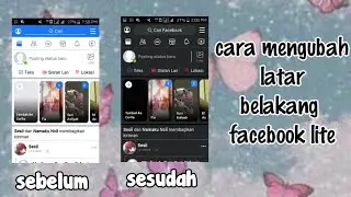 cara mengubah latar belakang fb lite| mudah |2020