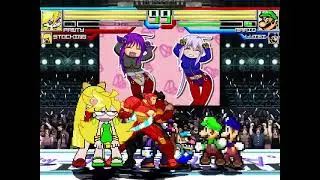 Mugen Request - Panty, Stocking, Iron Man, and Black Panther vs Plumbers V2