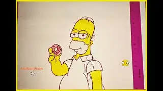 Como dibujar a Homero Simpson paso a paso