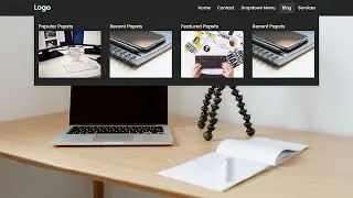 How To Design Responsive Mega Menu and Drop Down Menu using html css only