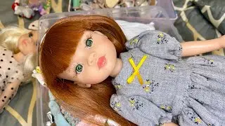 Спонтанное видео «на кровати», переодеваю кукол Паола Рейна 🎀 Просто устала и хочу расслабиться 😌