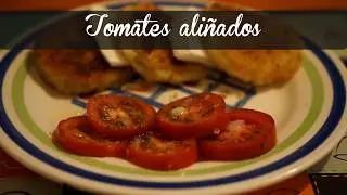 The simplest and most delicious tomato accompaniment. Marinated tomatoes.