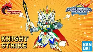 {SDW HEROES} SDW HEROS LEGEND OF THE DRAGON KNIGHT KNIGHT STRIKE GUNDAM NO.21 (FAST BUILD) (S61) 4K