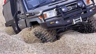 1/10 Scale RC4WD TF2 TOYOTA LAND CRUISER 70|Repaint|Canopy & Camper Conversion Off-road  4X4 RC Car