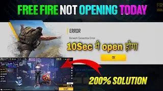 HOW TO OPEN FREE FIRE TODAY | FREE FIRE NOT OPENING TODAY | FREE FIRE NOT OPENING PROBLEM | FF OPEN