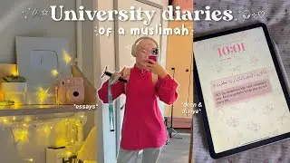 Uni vlog📓: essays, early mornings, productive, living alone