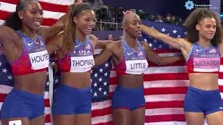 Women's 4x400m Relay Final, 2024 Paris Olympics #olympics2024
