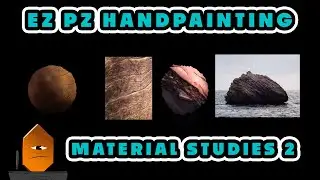 Handpainting Practice: Material Studies 2