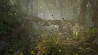 Unreal Forest Scene