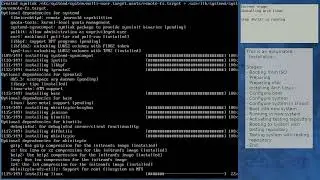 Arch Linux installation recording to kernel 6.1.5-arch1-1 (testing)