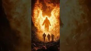 God is with you in your fiery furnace 🔥💪✨ (Daniel 3:21-25 📖)