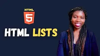 HTML Lists: How to Create Lists in HTML: 1 Minute Tutorial 
