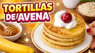 Oatmeal tortillas for an easy, quick, and delicious breakfast. Easy cooking recipe #recipe